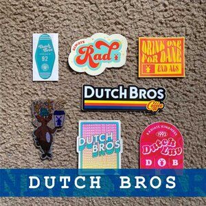 Dutch Bros - Stickers - Individuals or Bundle